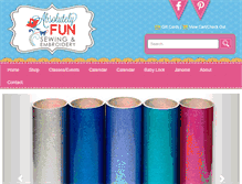 Tablet Screenshot of absolutelyfunsewing.com